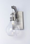 Foto para Kinetic LED 1-Light Wall Sconce DSN Clear Glass PCB LED