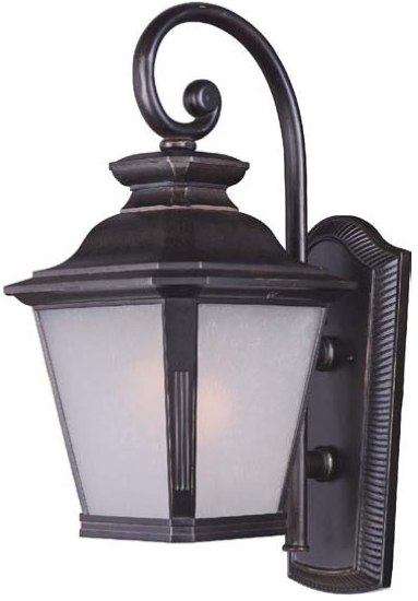 Foto para Knoxville LED Outdoor Wall Lantern BZ Frosted Seedy 11"x23.75"