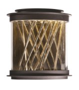 Foto para Bedazzle LED Outdoor Wall Lantern GBZFG Clear Metal Rod + Clear Gl PCB LED 10.5"x10.75"