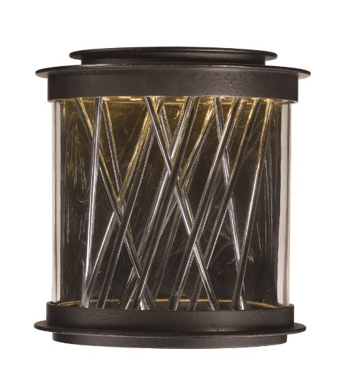 Foto para Bedazzle LED Outdoor Wall Lantern TEPC Clear Metal Rod + Clear Gl PCB LED 10.5"x10.75"