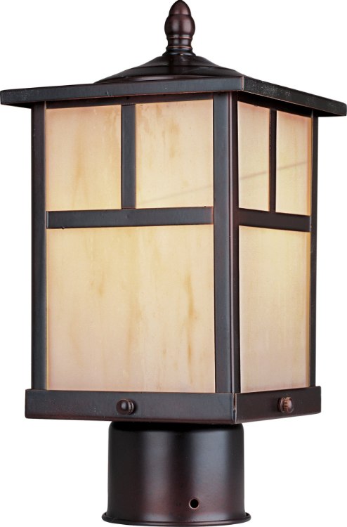 Foto para Coldwater LED 1-Light Outdoor Pole/Post Lantern BU Honey