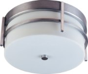 Foto para Luna LED 2-Light Outdoor Ceiling Mount BM White UV - Rated Polycarbo GU24 LED