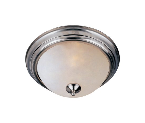 Foto para Essentials - 584x-Flush Mount SN 2-lights Frosted Glass MB Incandescent Incandescent 11.5"x6"