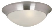 Picture of Essentials - 5850-Flush Mount SN 2-lights Frosted Glass MB Incandescent Incandescent