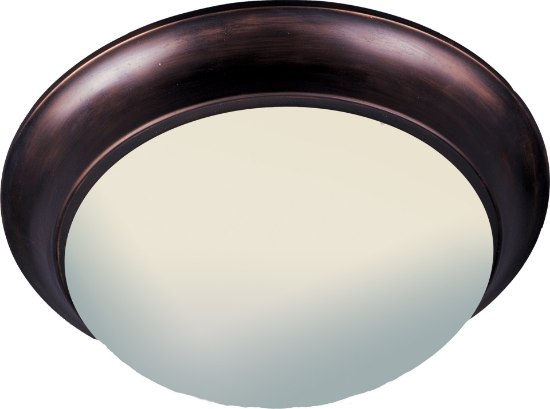 Picture of Essentials - 5850-Flush Mount OI 3-lights Frosted Glass MB Incandescent Incandescent