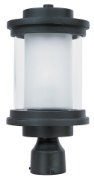 Foto para Lighthouse 1-Light Outdoor Post AR Clear/Frosted MB Incandescent Incandescent