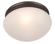 Foto para Essentials - 588x-Flush Mount OI 2-lights Frosted Glass MB Incandescent Incandescent