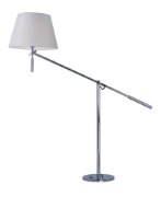 Foto para Hotel LED 1-Light Table Lamp PC Wafer Linen MB LED 32"x14.25"x28" (OA HT 28"-39")