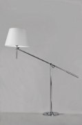 Foto para Hotel LED 1-Light Table Lamp PC Wafer Linen MB LED 32"x14.25"x28" (OA HT 28"-39")