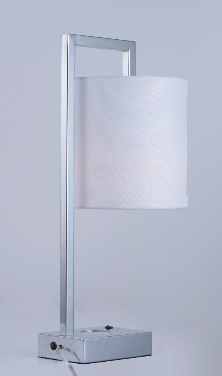 Foto para Hotel Table Lamp PC Wafer Linen GU24 LED + PCB LED