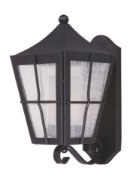 Picture of Revere 1-Light Outdoor Wall Lantern BK Seedy/Frosted GU24 Fluorescent Fluorescent 7"x14.5"