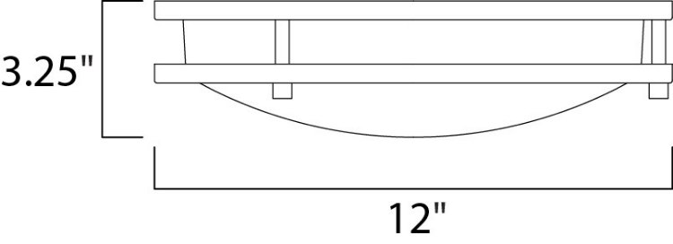 Foto para Linear EE 2-Light Flush Mount SN White Opal Acrylic GU24 Fluorescent Fluorescent 12"x12"x3.25"