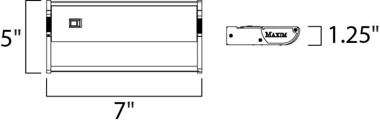 Picture of CounterMax MX-X120 7" 1-Light 120V Xenon SN G8 Xenon Xenon