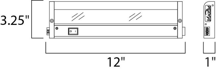 Picture of CounterMax MX-L-120-2K 12" 2700K or 3200K LED UC BZ PCB LED
