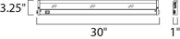 Foto para CounterMax MX-L-120-2K 30" 2700K or 3200K LED UC WT PCB LED