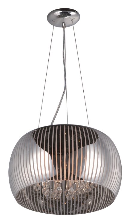 Foto para 40W Sense II 5-Light Pendant PC Mirror Chrome Mirror Chrome G9 Xenon Xenon (OA HT 11.25"-128")