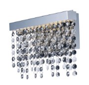 Foto para 5W Midnight Shower LED Wall Sconce PC Smoke K9 Crystal PCB LED