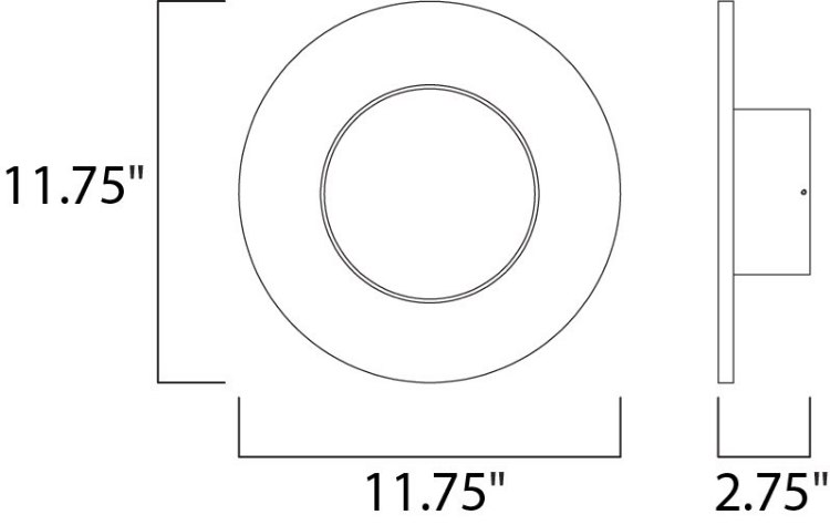 Foto para 15W Alumilux LED Outdoor Wall Sconce BZ PCB LED