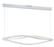 Picture of 7.6W Cyclone LED Pendant MW Matte White Acrylic PCB LED 42.25"8.75" (OA HT 10.5"-128.75")