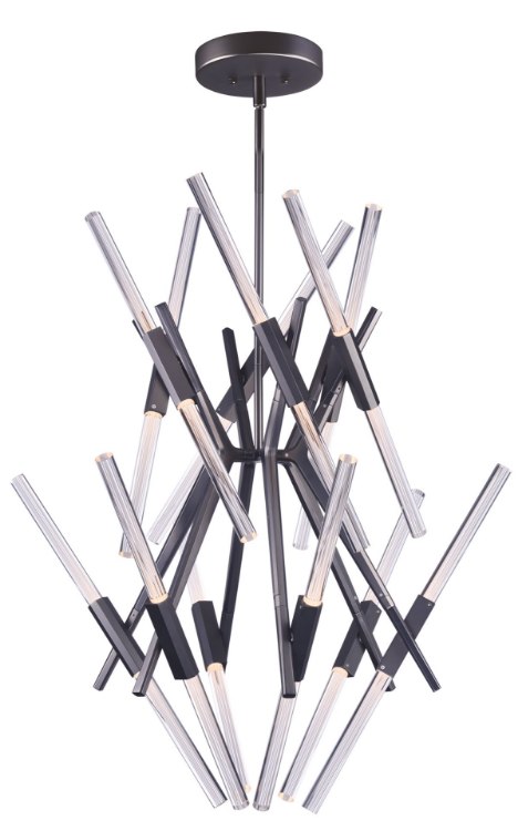 Foto para 3W Light Saber LED Pendant GM Clear Acrylic Acrylic PCB LED 39"x39"x39.5" (OA HT 39.5"-74")