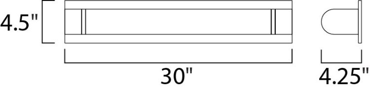 Foto para 15W Alumilux LED Wall Sconce SA PCB LED