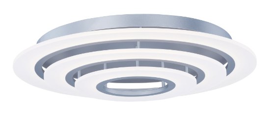 Foto para 68W Saturn II LED 3-Light Flush Mount MS Matte White Frosted Acrylic PCB LED (CAN 25.75"x25.75"x1.5")