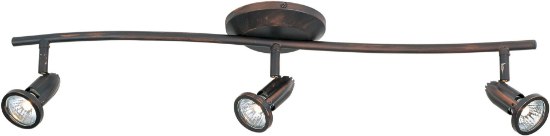 Foto para 50W Agron 3-Light Flush Mount BZ GU10 MR16 Halogen 27"x5.5" (CAN 5.19"x5.19"x0.88")