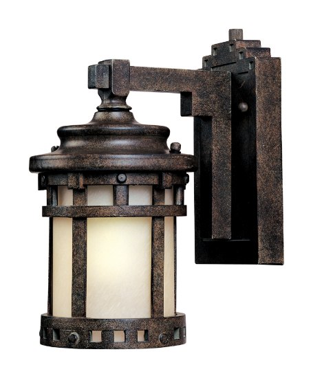 Foto para Santa Barbara LED 1-Light Outdoor Wall Lantern SE Mocha 11"x20"