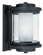 Picture of Lighthouse 1-Light Outdoor Wall AR Clear/Frosted MB Incandescent Incandescent 10"x15.5"