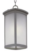 Foto para Terrace EE 1-Light Outdoor Hanging Lantern PL Frosted Seedy GU24 Fluorescent