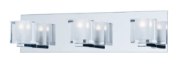 Picture of 2.2W Blocs LED 3-Light Bath Vanity PC Clear Glass G9 LED