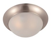 Picture of Essentials - 5850-Flush Mount SN Frosted Glass MB Incandescent Incandescent