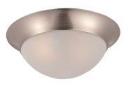 Picture of Essentials - 5850-Flush Mount SN Frosted Glass MB Incandescent Incandescent