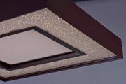 Foto para Splendor LED Flush Mount BZ Crystal Crystal Sand on Acry PCB LED 15.5"x15.5"x3.75" (CAN 9"x9"x1.5")