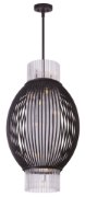 Picture of Aviary LED 10-Light Pendant AR Clear Clear Glass Rod G9 LED (OA HT 36.75"-84.5") (CAN 5.5"x5.5"x1.38")