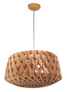 Foto para Horgen 1-Light Pendant UD Wood MB Incandescent Incandescent 23.5"x23.5"x12" (OA HT 14"-132")