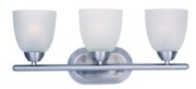 Foto para Axis 3-Light Bath Vanity PC Frosted MB Incandescent Incandescent