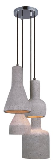 Foto para Crete 4-Light Pendant PC Concrete GU10 LED