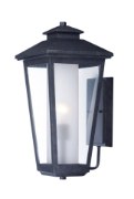 Picture of Aberdeen 1-Light Outdoor Wall AT Clear/Frosted Glass MB Incandescent Incandescent 9"x19.5"