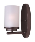 Foto para Corona 1-Light Wall Sconce OI Frosted Frosted Glass MB Incandescent Incandescent