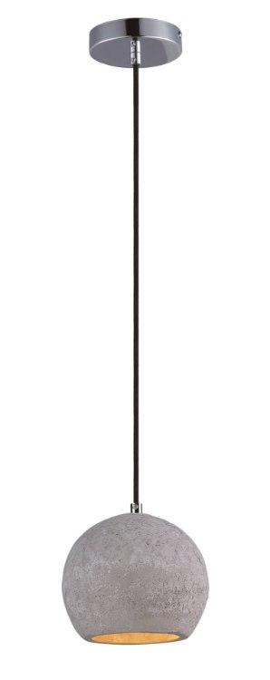 Foto para Crete 1-Light Pendant PC Concrete GU10 LED 7"x7"x7" (OA HT 125.5")