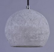 Foto para Crete 1-Light Pendant PC Concrete GU10 LED 7"x7"x7" (OA HT 125.5")