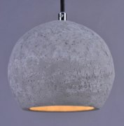 Foto para Crete 1-Light Pendant PC Concrete GU10 LED 7"x7"x7" (OA HT 125.5")