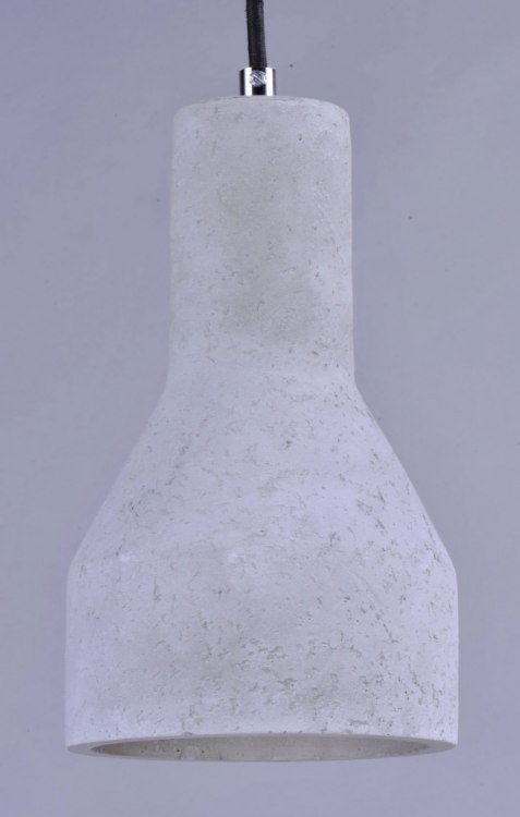 Foto para Crete 1-Light Pendant PC Concrete GU10 LED 6"x6"x10.75" (OA HT 130.5")