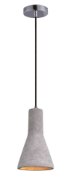 Foto para Crete 1-Light Pendant PC Concrete GU10 LED 7.25"x7.25"x13" (OA HT 133")