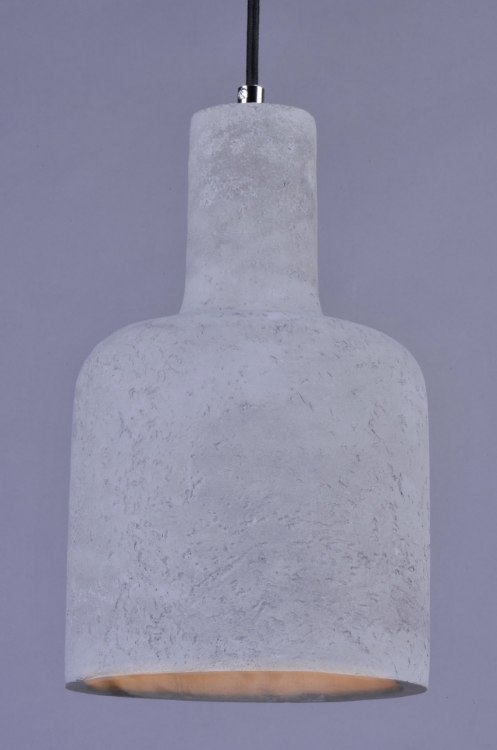 Foto para Crete 1-Light Pendant PC Concrete GU10 LED 7.5"x7.5"x13" (OA HT 132")