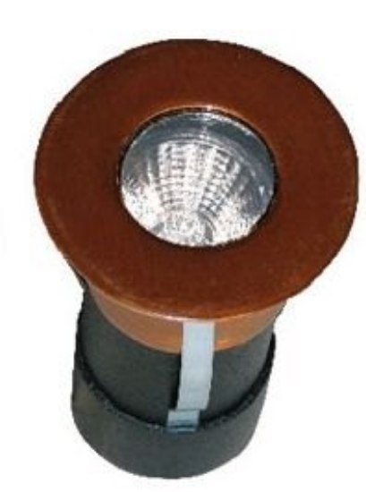 Picture of 2w 50k MR11 LED Copper 2.5" Recessed Deck Light