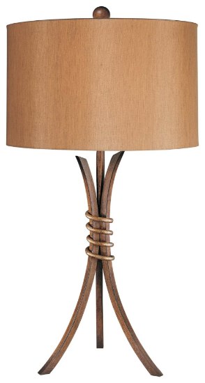 Foto para 100w SW 1 Light Table Lamp Belcaro Walnut