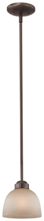 Foto para 100w SW 1 Light Mini Pendant Harvard Court Bronze (Plated) Light French Scavo