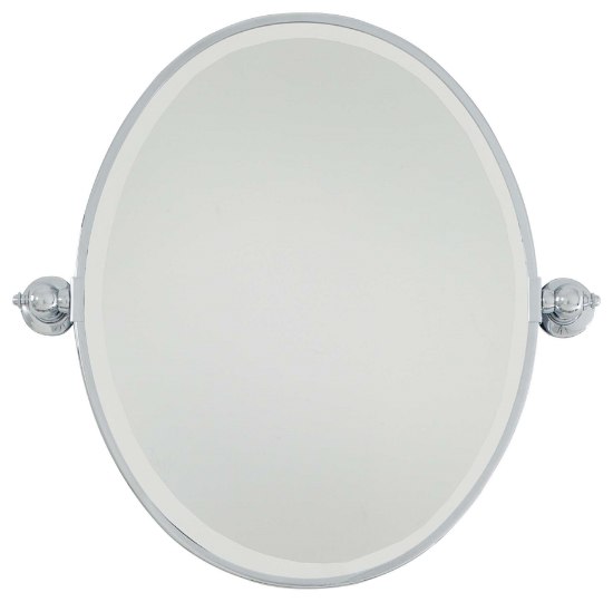 Picture of SW Oval Mirror - Beveled Chrome Excavation Glass